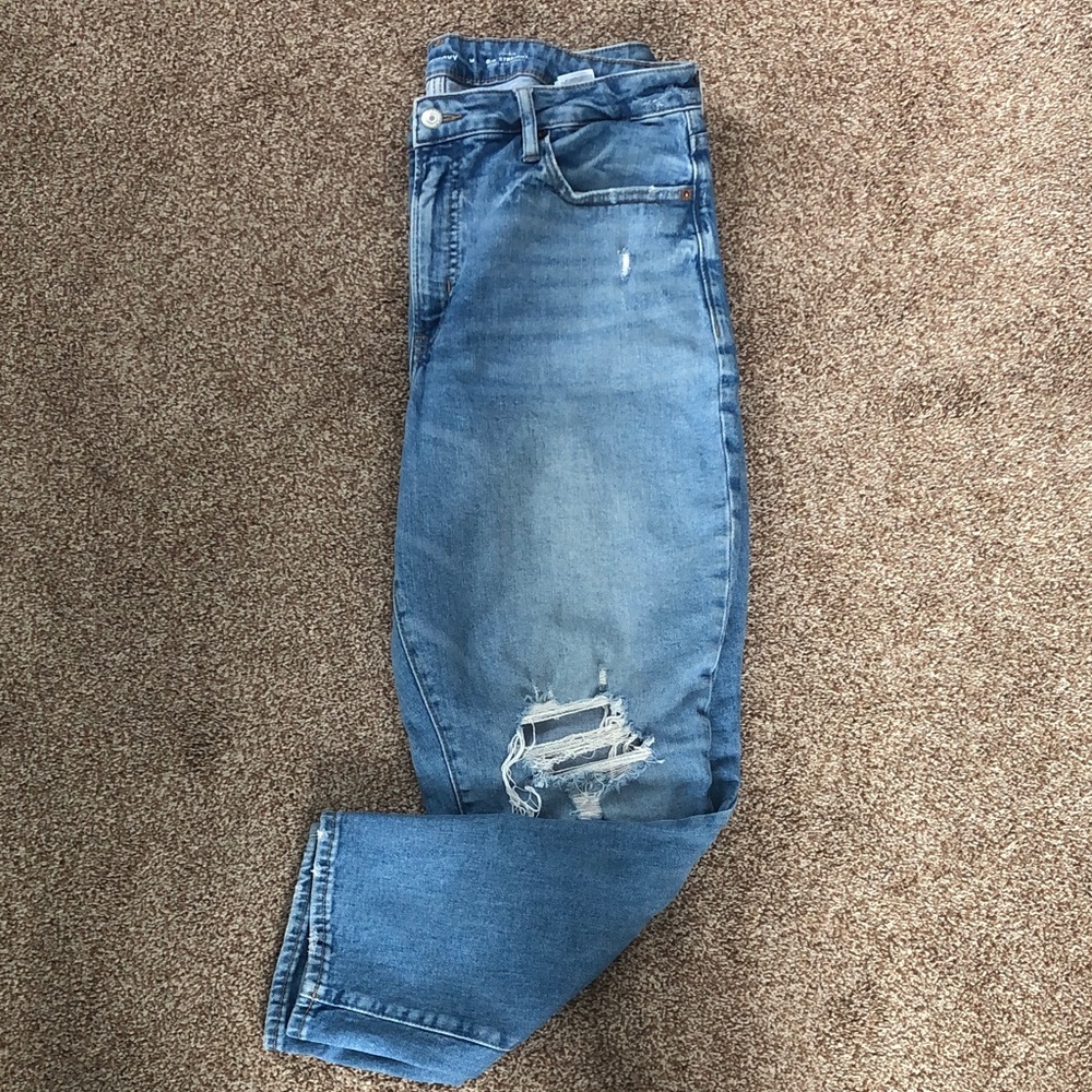 Old Navy Light Blue Straight Leg Jeans